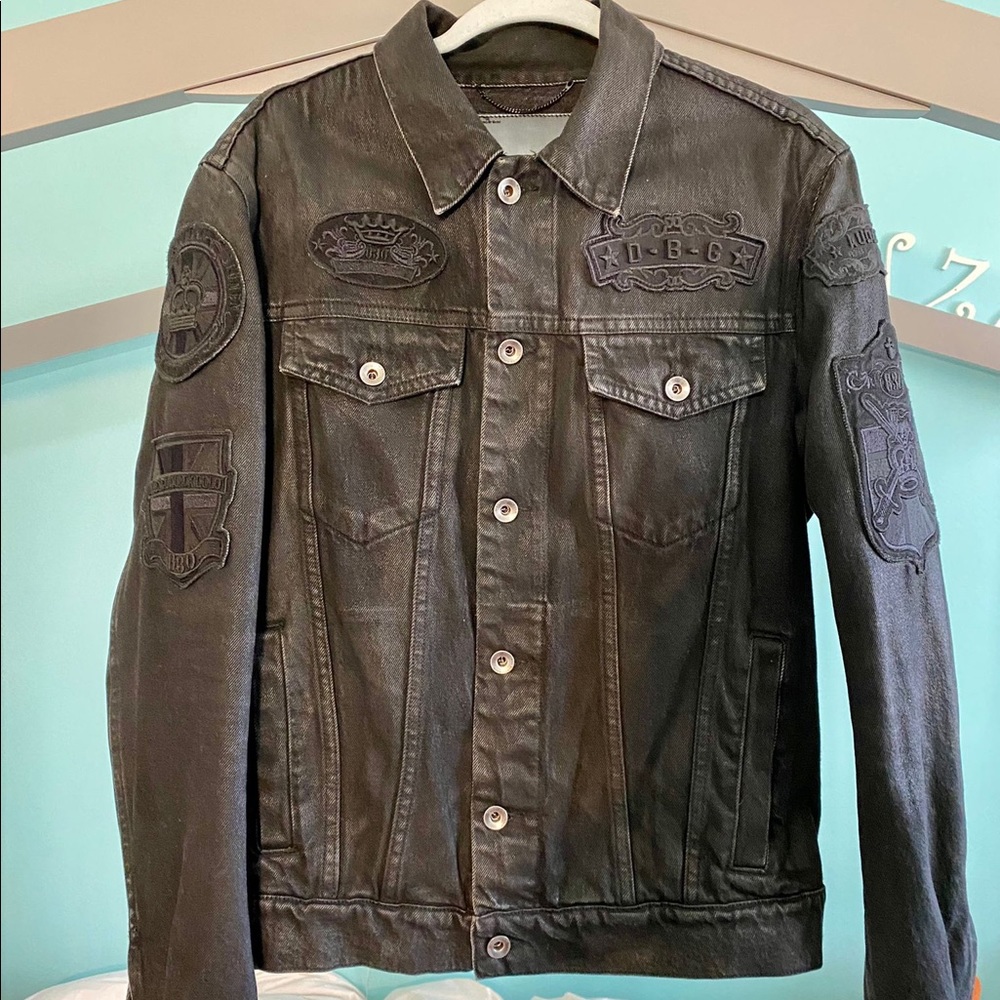 DIESEL WOMENS PATCHES  JEAN JACKET!